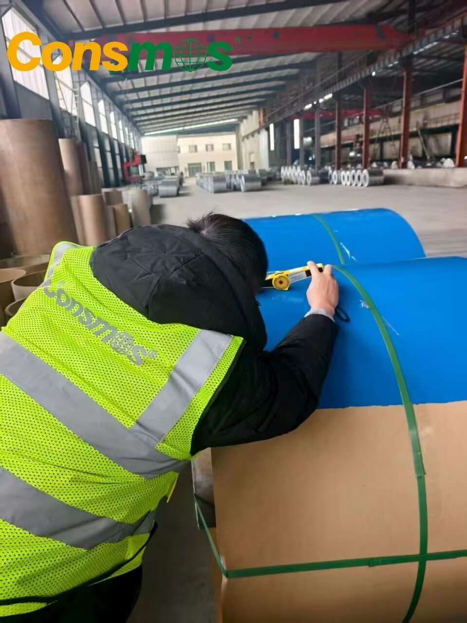 CONSMOS METAL: Blue Corrugated Sheets Shipped